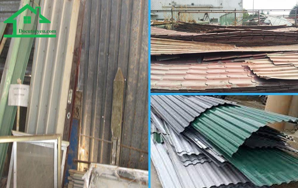 Mái tôn cũ có thể tái sử dụng