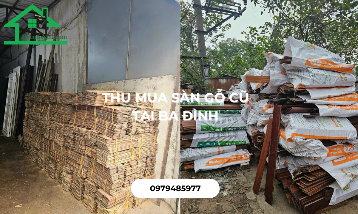 Thu mua sàn gỗ cũ tại Ba Đình