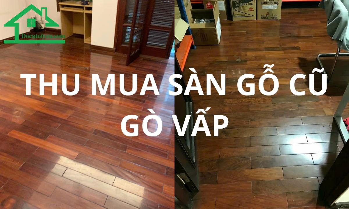 Sàn gỗ cũ tại Gò Vấp