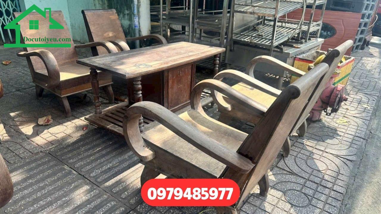 Các loại bàn ghế gỗ được thu mua tại Quận 6