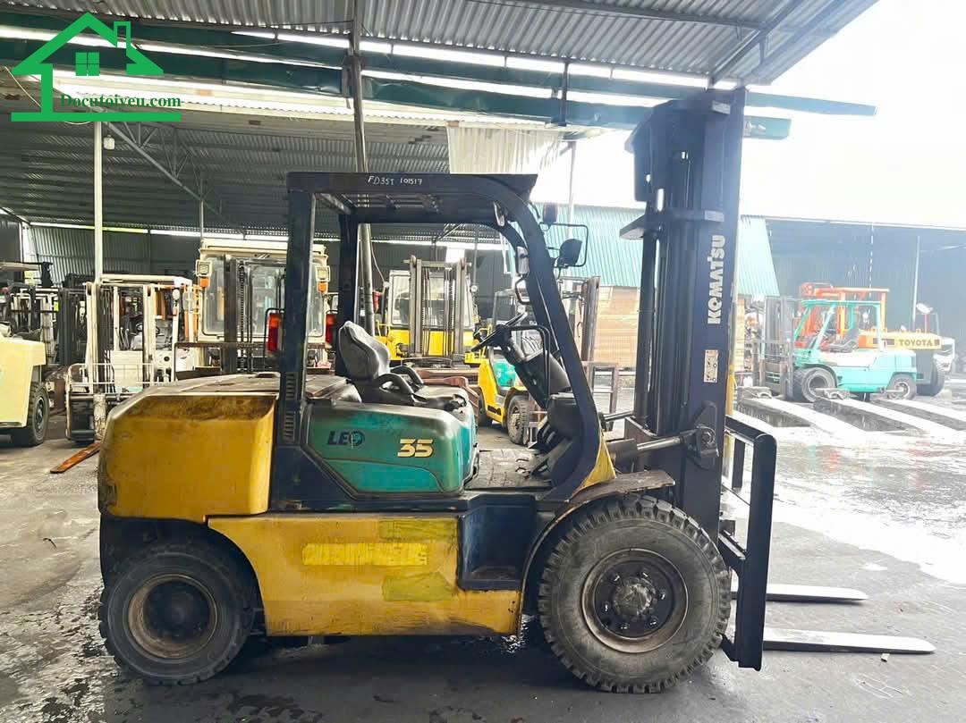 Quy trình thu mua xe nâng tại nhà máy